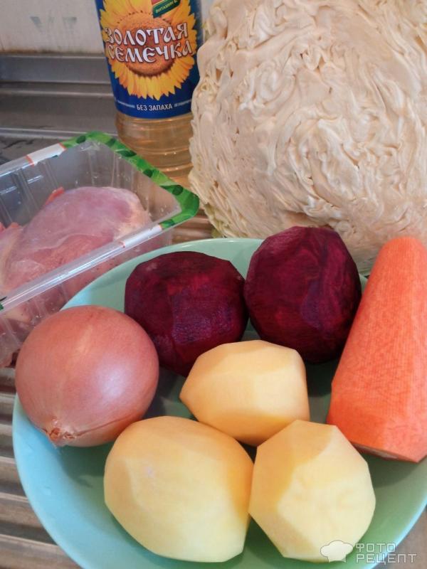 Борщ со свеклой фото