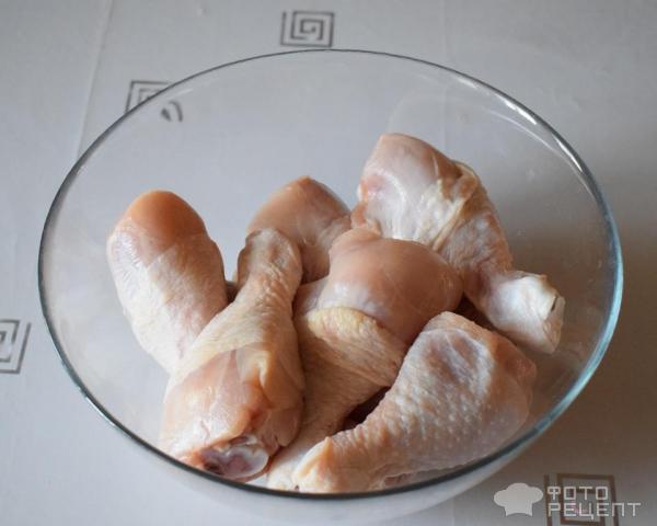 Куриные голени с грузинскими травами фото