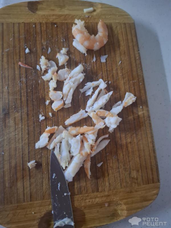 Салат Морской с креветками фото