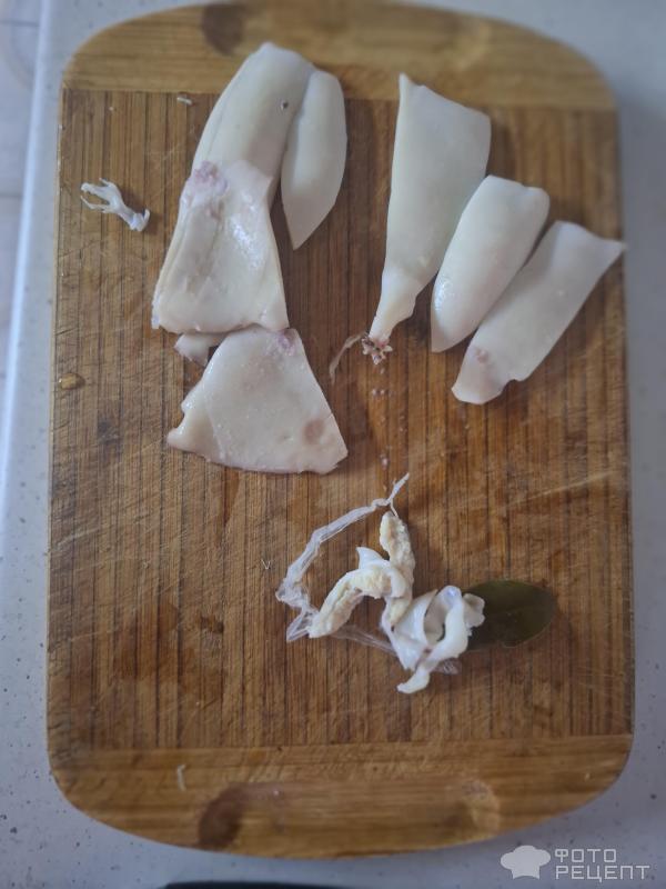 Салат Морской с креветками фото