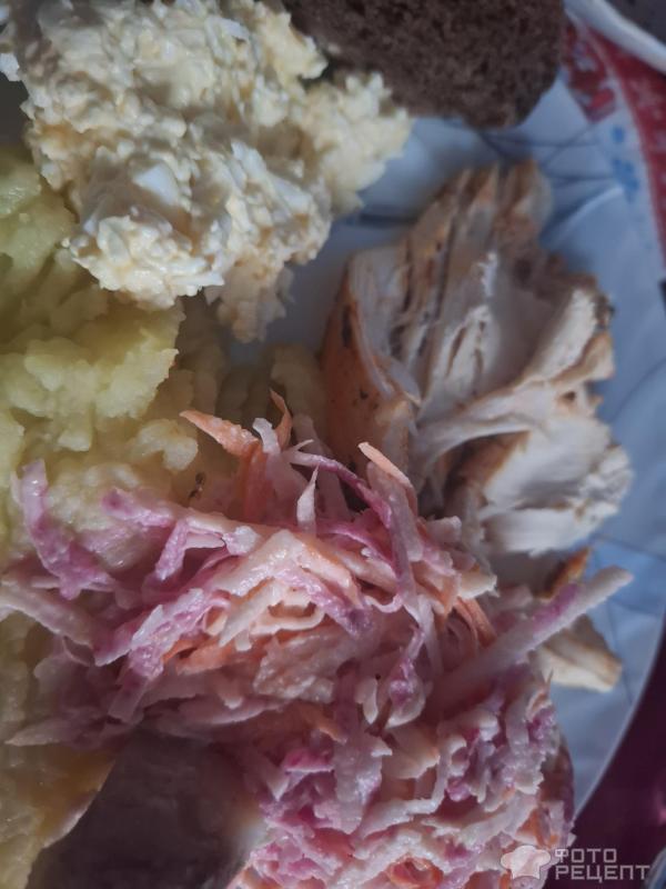 Салат из арбузной редьки фото