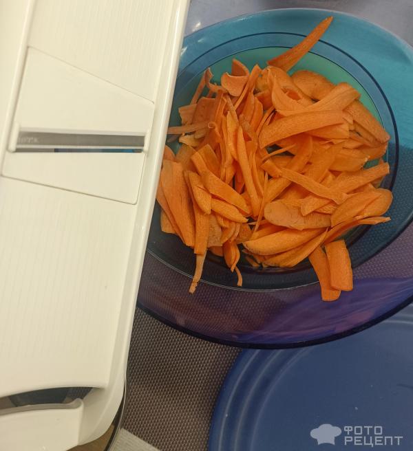 Морковный салатик с кунжутом