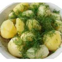 Рецепт: Быстрая картошка в микроволновке