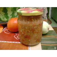 Рецепт: Кабачки консервированные в томатном соусе