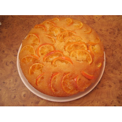 Рецепт: Посыпной пирог с мандаринами