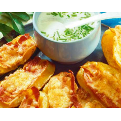 Рецепт: Картофель, запеченный с беконом