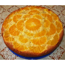 Рецепт: Пирог-перевертыш со свежими ананасами