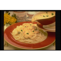 Рецепт: Спагетти с креветочным соусом