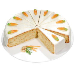 Рецепт: Постный морковный пирог