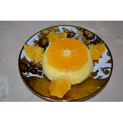 Рецепт: Апельсиновый крем-десерт Перевертыш