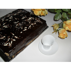 Рецепт: Торт "Черная роза"