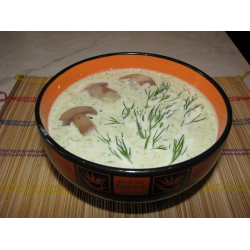 Рецепт: Суп из соленых грибов по-деревенски