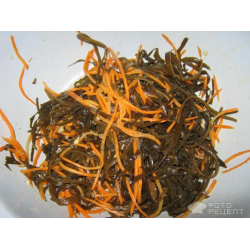 Рецепт: Салат из морской капусты с морковью