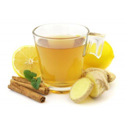 Рецепт: Чай с имбирем, медом и лимоном