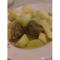 Фото Кусочки мяса с картошкой в духовке