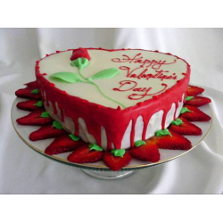 Рецепт: Торт на День Валентина