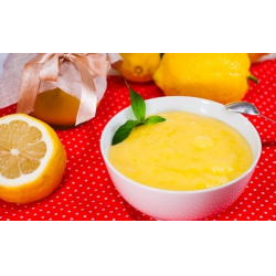 Рецепт: Лимонный крем с манной крупой