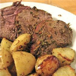 Рецепт: Картофель, запеченный в духовке с мясом и овощами