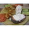 Фото Рецепт "Рыба красная под соусом, с запеченным картофелем-гармошкой