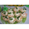 Фото Тарталетки из слоеного теста с салатом из морепродуктов