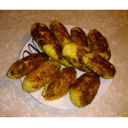 Рецепт: Картофельные пирожки с квашеной капустой
