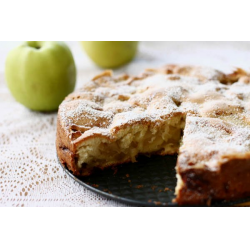Рецепт: Шарлотка с яблоками в хлебопечке