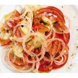 Рецепт: Салат из помидоров с луком