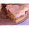 Фото Пирог с персиками и меренгой