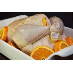 Курица с апельсинами в духовке