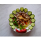 Фото Куриные желудочки с овощами и грибами в сметане