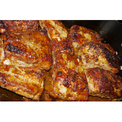 Рецепт: ребра свиные в медово-горчичном маринаде