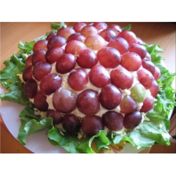 салат тиффани рецепт с виноградом курицей фото пошагово | Дзен
