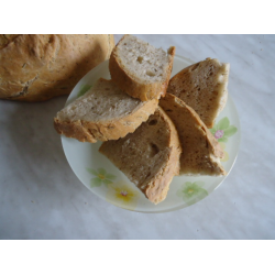 Рецепт: Хлеб серый с зеленью