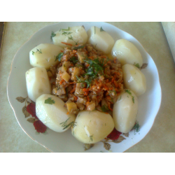 Рецепт: Картофель с овощным рагу