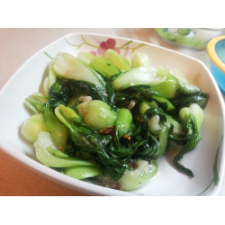Рецепт: Жареная капуста brassica chinensis по -китайски или chao xiao bai cai