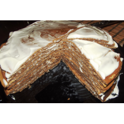 Как приготовить блинный торт Крепвиль - пошаговый рецепт с фото - Рецепты, продукты, еда | Сегодня