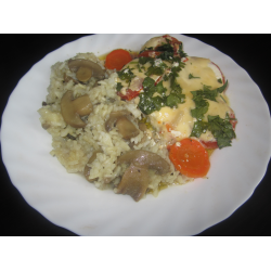 Морской язык с рисом и помидорами - Рыбные блюда - Вторые блюда - Мои любимые рецепты
