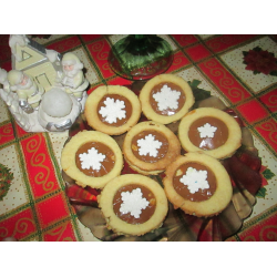 Рецепт: Печенье "Снежинки" на Рождество