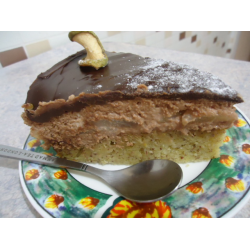 Рецепт: Торт-мусс с грушами и шоколадом