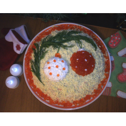 Рецепт: Салат на Новый год "К празднику"