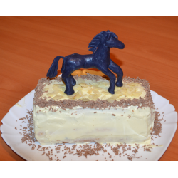 Рецепт: Торт "Год синей лошади"