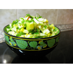 Рецепт: Легкий салат с зеленью