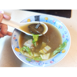 Рецепт: Китайский суп из индюшиных шеек и грибов camellia