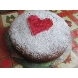 Рецепт: Праздничный пирог на День влюбленных