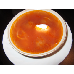 Рецепт: Томатный суп с фрикадельками