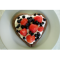 Фото Творожный десерт с ягодами "Сердечко"