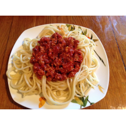 спагетти болоньезе с красным вином