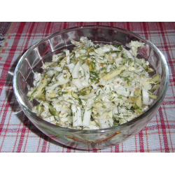 Рецепт: Салат из фенхеля и пекинской капусты