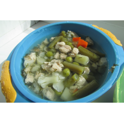 Рецепт: Суп с грудкой индейки и овощами