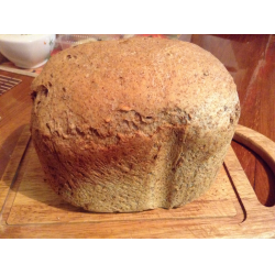 Рецепт: Хлеб с овсяными отрубями и соевым соусом